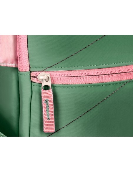 Mochila antartik basic pack con bolsillo para portatil verde 20 l 300x160x420 mm