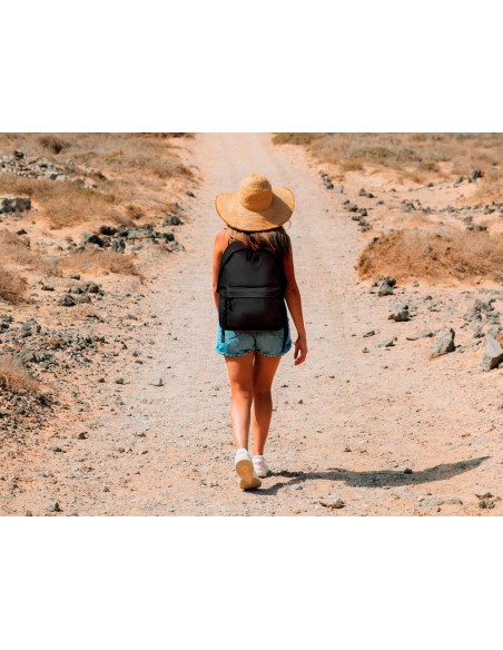 Mochila antartik basic pack con bolsillo para portatil negro 20 l 450x180x300 mm