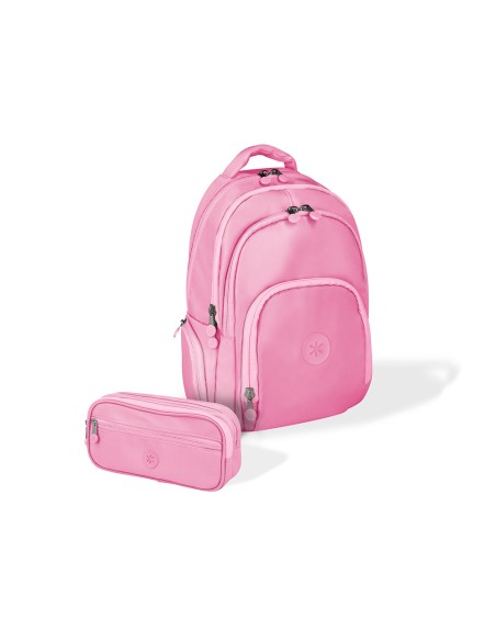 Mochila antartik fusion flex multibolsillo rosa 19 l 450x180x300 mm