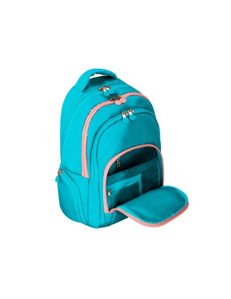 Mochila antartik fusion flex multibolsillo turquesa 19 l 450x180x300 mm