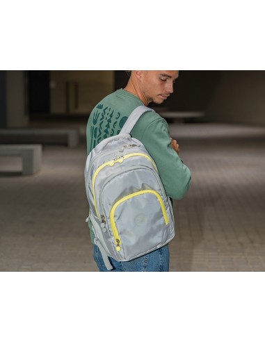 Mochila antartik fusion flex multibolsillo gris...