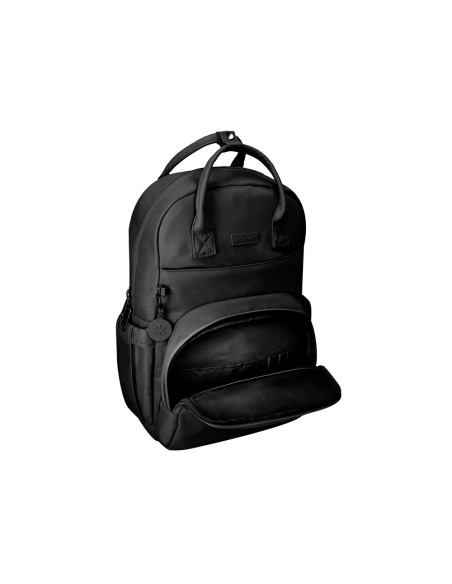 Mochila antartik glow bags con acolchado para portatil 15'' negro 25 l 440x150x310 mm