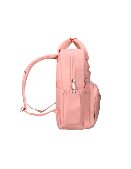 Mochila antartik glow bags con acolchado para portatil 15'' rosa 25 l 440x150x310 mm