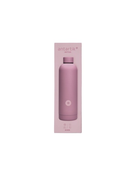 Botella portaliquidos antartik isotermica acero inoxidable libre de bpa color rosa 750 ml
