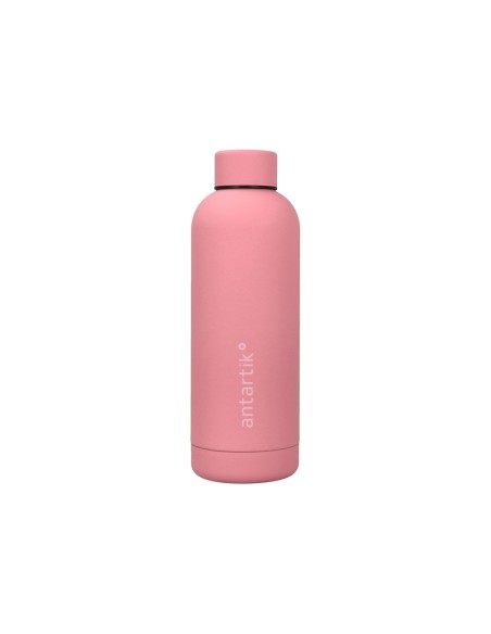 Botella portaliquidos antartik isotermica acero inoxidable libre de bpa color rosa 500 ml