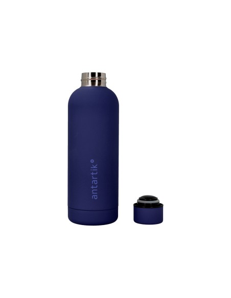 Botella portaliquidos antartik isotermica acero inoxidable libre de bpa color azul 500 ml