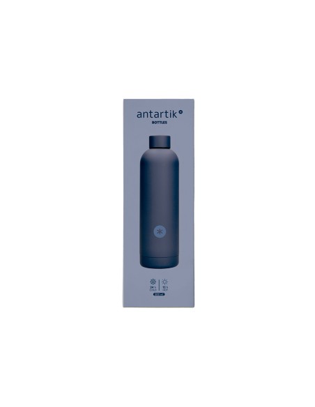 Botella portaliquidos antartik isotermica acero inoxidable libre de bpa color azul 500 ml