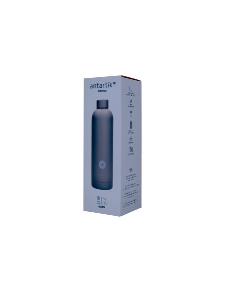 Botella portaliquidos antartik isotermica acero inoxidable libre de bpa color azul 500 ml
