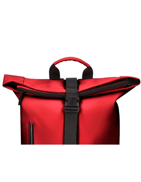 Mochila antartik roll pack waterproof enrollable gran capacidad granate 480x130x280mm