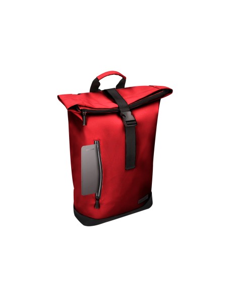 Mochila antartik roll pack waterproof enrollable gran capacidad granate 480x130x280mm