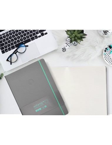 Cuaderno con gomilla antartik notes tapa dura...