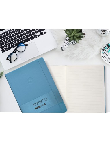 Cuaderno con gomilla antartik notes tapa dura...