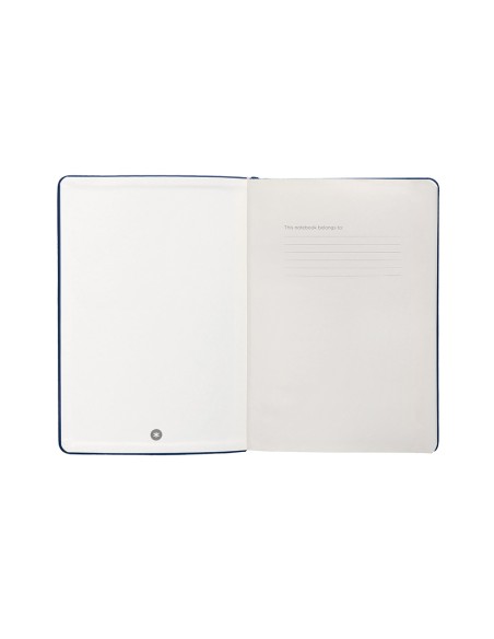 Cuaderno con gomilla antartik notes tapa dura a4 hojas cuadricula azul marino 100 hojas 80 gr fsc