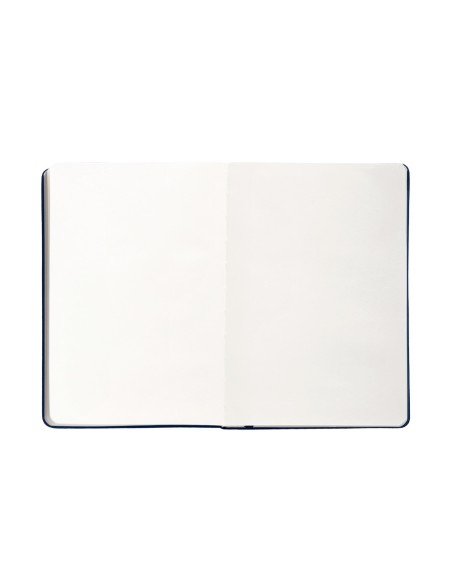Cuaderno con gomilla antartik notes tapa dura a4 hojas lisas azul marino 100 hojas 80 gr fsc