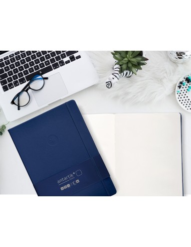 Cuaderno con gomilla antartik notes tapa dura...