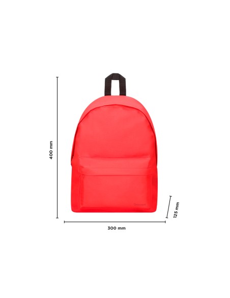 Mochila liderpapel start 1 compartimento rojo 10 l 400x125x300 mm