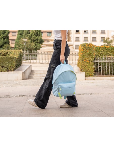 Mochila antartik basic pack con bolsillo para portatil turquesa 20 l 300x160x420 mm