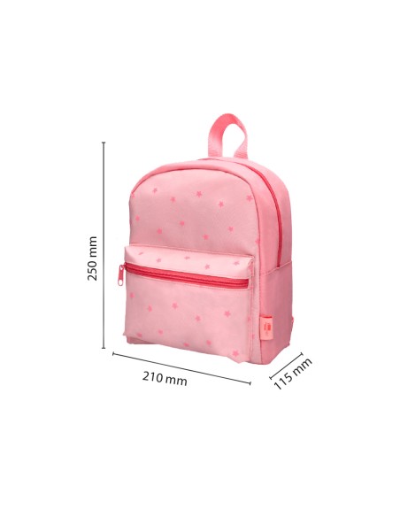 Mochila preescolar liderpapel kids rosa 250x115x210 mm