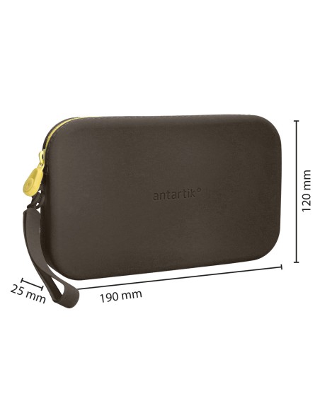 Estuche portatodo antartik tropical dive silicona soft rectangular 190x120x25 mm color negro