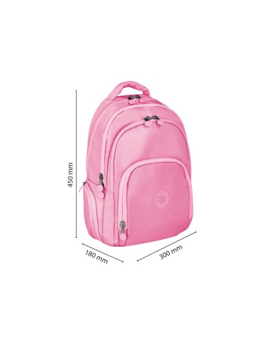 Mochila antartik fusion flex multibolsillo rosa...