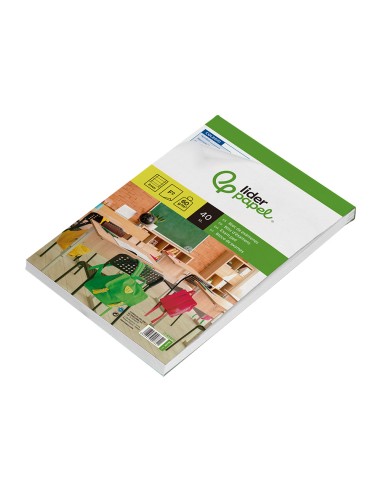 Bloc examenes liderpapel cuadro 2mm folio 40...