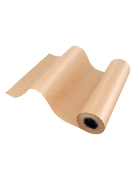 Papel kraft liderpapel marron bobina 1 m x 714 m especial para embalaje peso 50 kg
