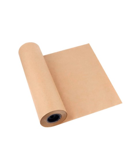 Papel kraft liderpapel marron bobina 1 m x 357 m especial para embalaje peso 25 kg