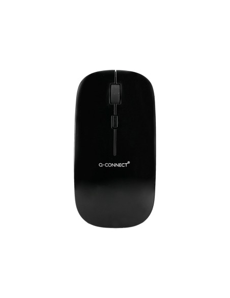 Raton q-connect optico inalambrico silencioso dpi 800/1200/1600 pilas aaa negro