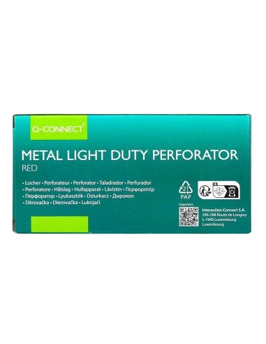 Taladrador q-connect kf14216 rojo abertura 1 mm...