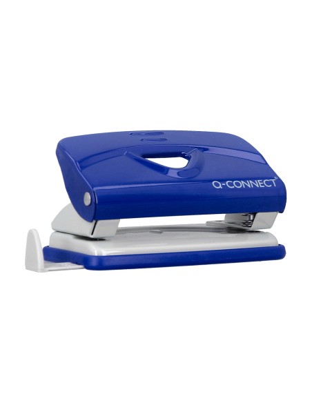 Taladrador q-connect kf14215 azul abertura 1 mm capacidad 10 hojas