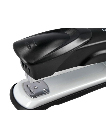 Grapadora q-connect kf14211 metalica negra capacidad 20 hojas