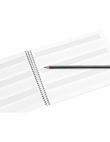 Bloc musica liderpapel combi pentagrama 3mm mas...