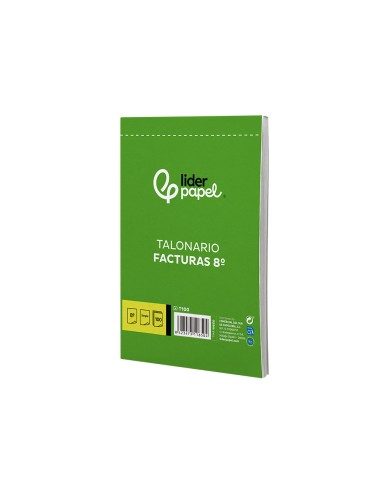 Talonario liderpapel facturas 8º original t100...