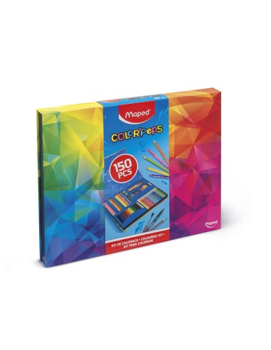 Estuche pintura maped color peps kit de 150...
