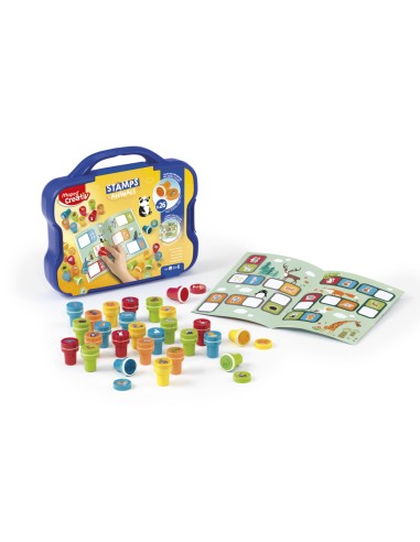 Juego maped creativ textur art sello animales...