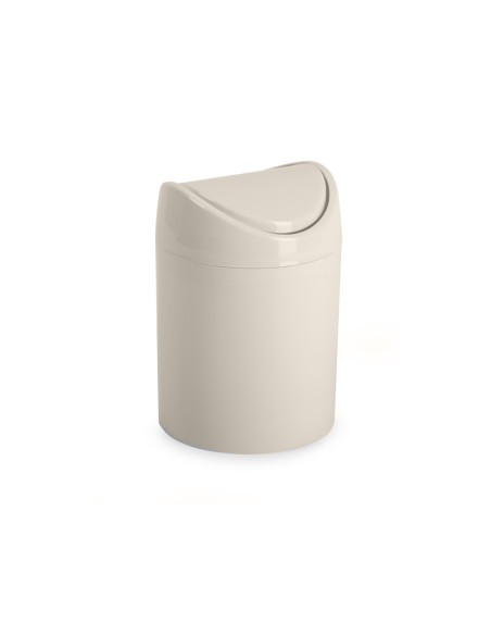 Papelera plastico plasticforte tiny sobremesa 1,4l colores surtidos 12,5x12,5x17,5 cm