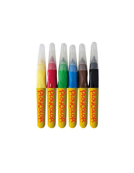 Rotulador playcolor maxi jumbo basic caja de 6 unidades colores surtidos