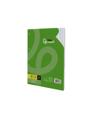Recambio liderpapel a4 100 hojas 100gr rayado...