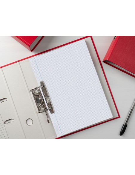 Recambio liderpapel a4 100 hojas 100gr milimetrado 2mm sin margen 4 taladros