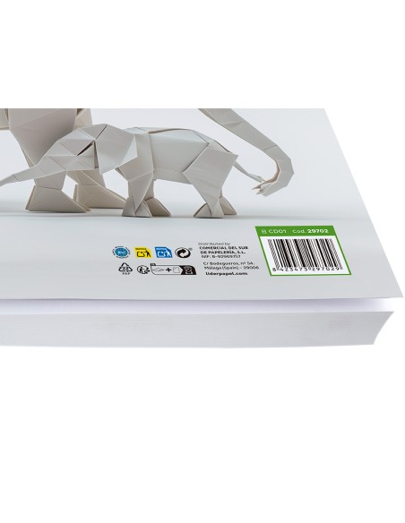 Cartulina liderpapel a3 180g/m2 blanco paquete de 100 hojas