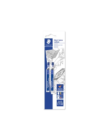 Minas staedtler mars micro grafito 0,7 mm hb...