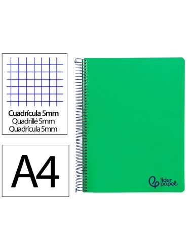 Cuaderno espiral liderpapel a4 micro wonder...