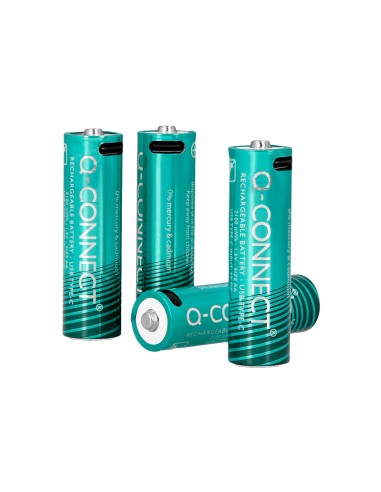 Pila q-connect aa recargable por usb-c blister...