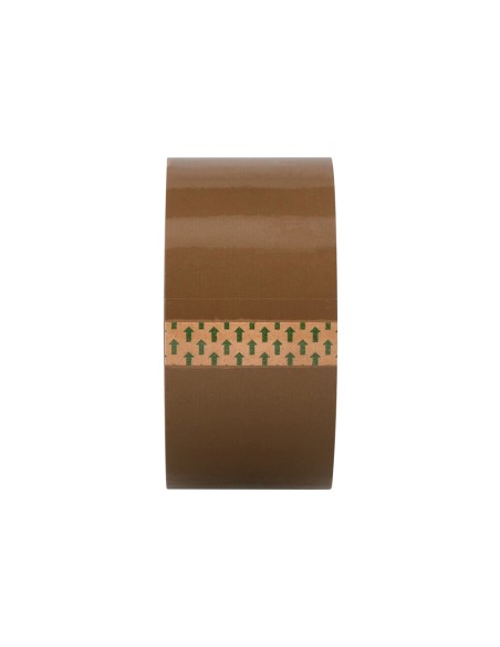 Cinta adhesiva greening polipropileno havana 60 m x 48 mm para embalaje