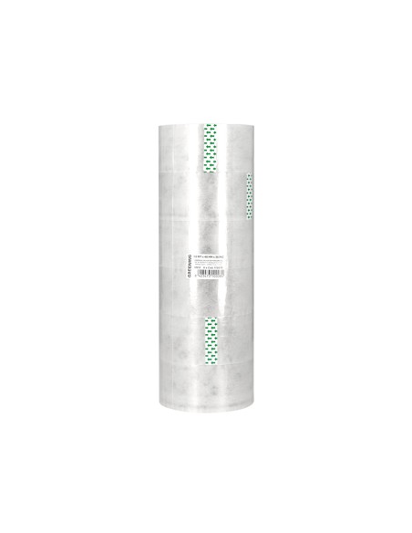 Cinta adhesiva greening polipropileno transparente 60 m x 48 mm para embalaje