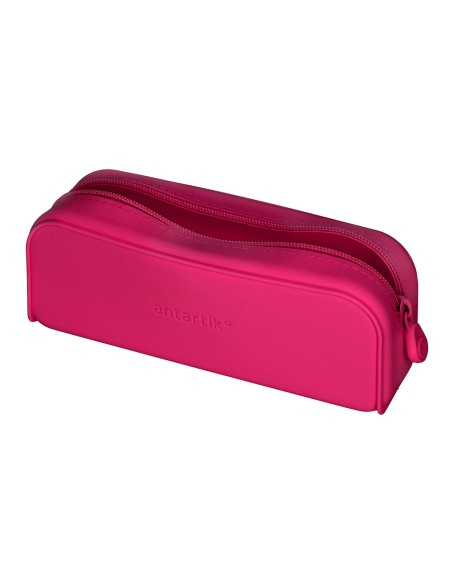 Estuche portatodo antartik prisma soft rectangular 185x50x75 mm expositor de 8 unidades colores intensos