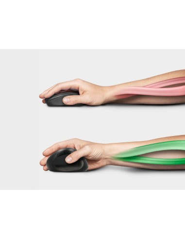 Raton q-connect optico inalambrico ergonomico...