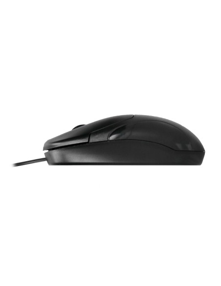 Raton q-connect optico 800 dpi usb 1,5 ghz negro con cable