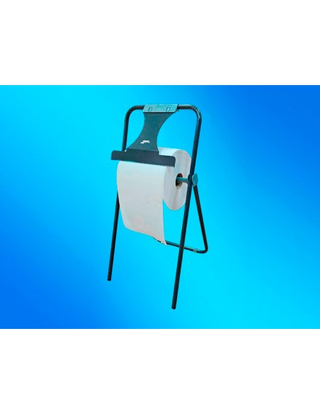 Portabobina industrial jofel metalico suelo con sierra de corte para bobinas de hasta 500 m 850x418x445 mm