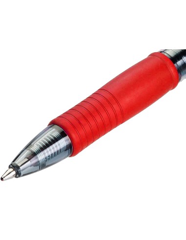 Boligrafo pilot g-2 rojo tinta gel retractil...
